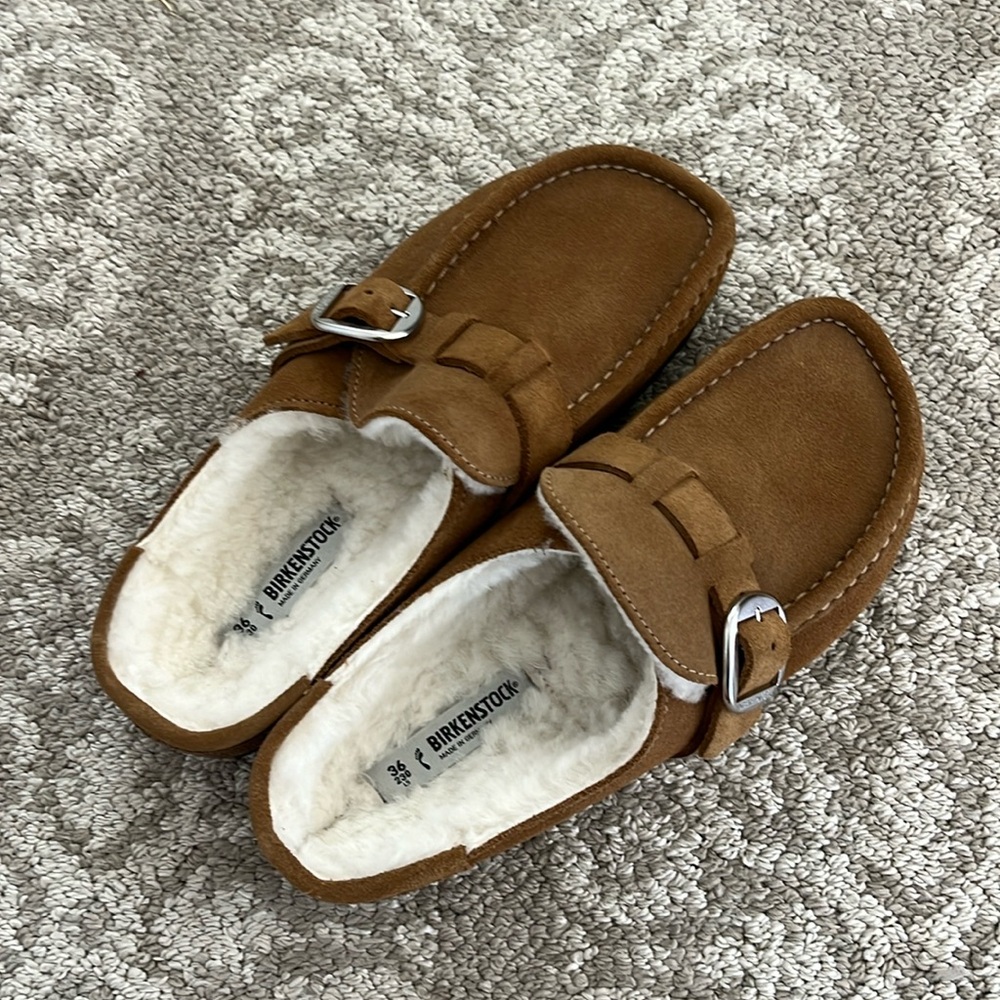 Birkenstock Buckley Genuine Shearling Mule
